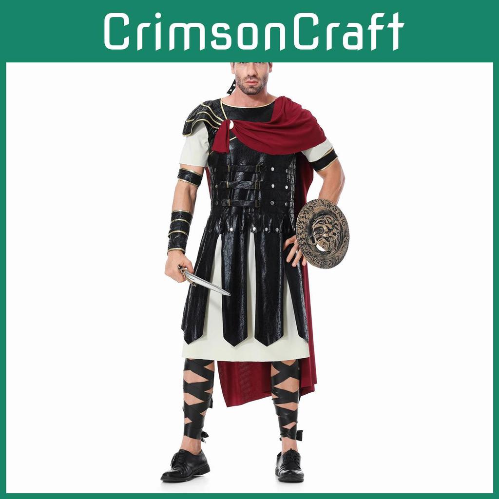 Halloweenský kostým římského válečníka pro hraní rolí na jevištní vystoupení a akce Cosplay