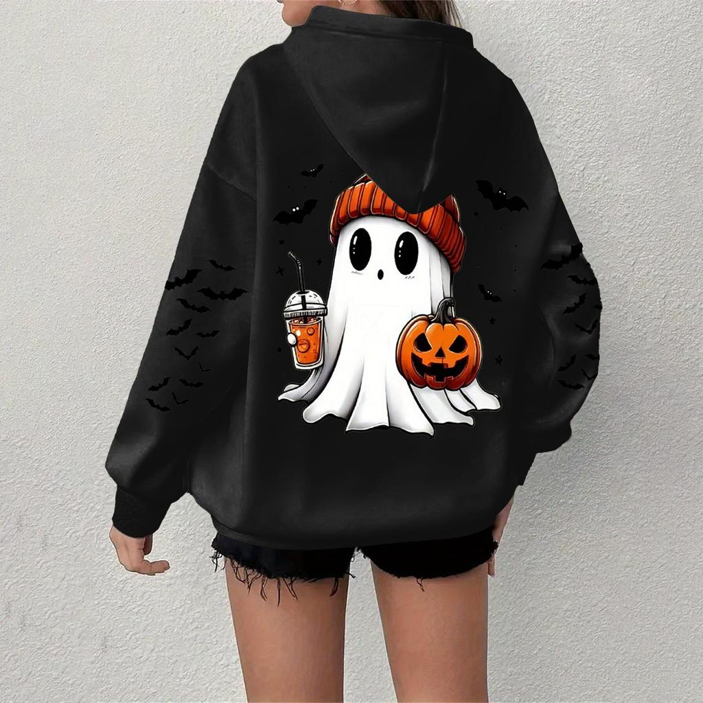 Women's Sweatshirt Casual Long Sleeve Atmosphere Top Loose Popular Round Neck Pullover Sweatshirt Top