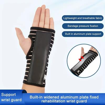 1 Piece Adjustable Breathable Wrist Support Splint Ideal for Carpal Tunnel Sprains