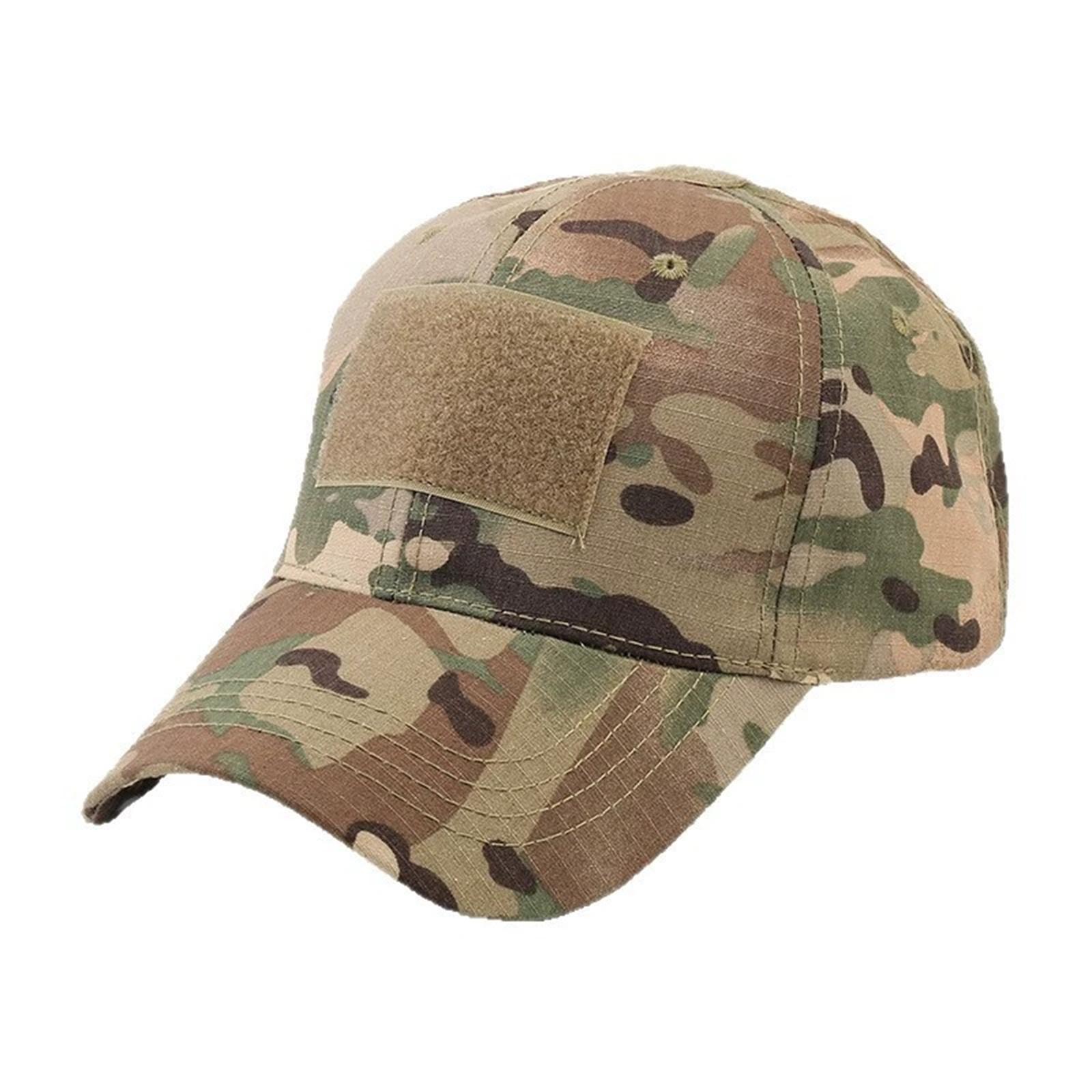 

Military Camouflage Baseball Cap, Outdoor Sports Hat, Sun Camouflage Cap for Training, Hunting, Hiking, and One Size