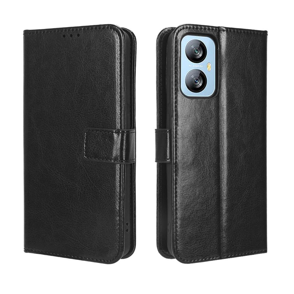 Para Blackview A52/A52 Pro Funda tipo cartera con soporte y ranuras para tarjetas – Resistente a golpes, al polvo, Cubierta de cuero abatible para trabajo pesado de negocios
