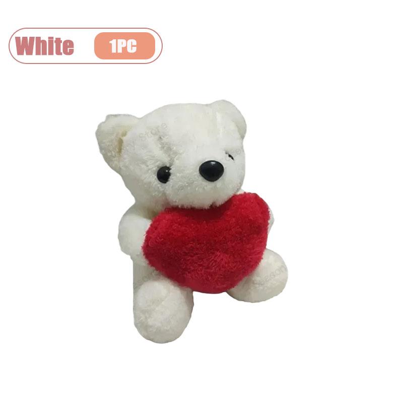 1-5PCS Hugging Heart Plush Bear Stuffed Animal Valentines Day Christmas Doll Gift for Kids Adults Collection Toy