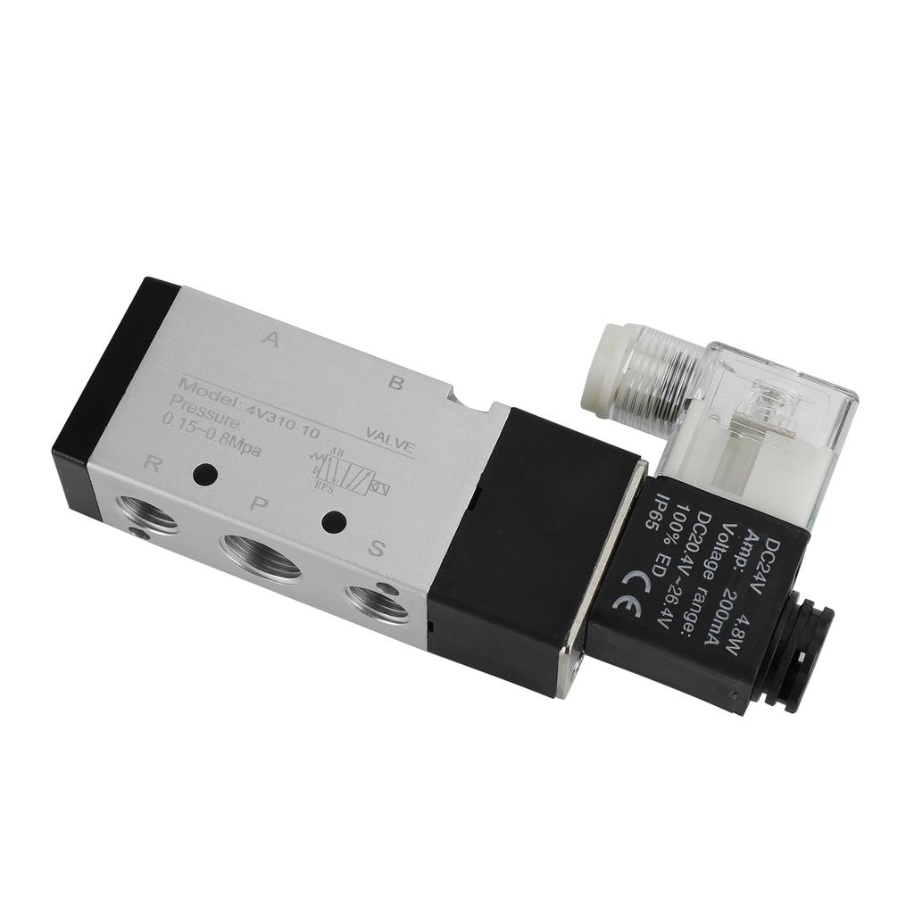 4V310-10 5/2-Wege PT3/8" DC 24V Pneumatisches Elektrisches Magnetluftventil