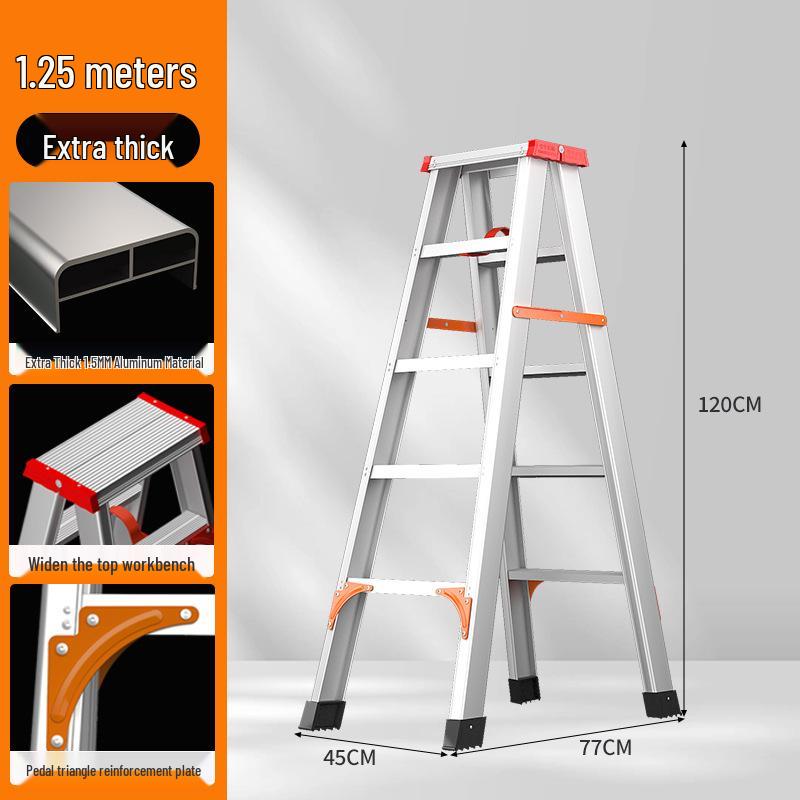 Ruiyang Aluminum Alloy Portable 2m A-frame Folding Ladder