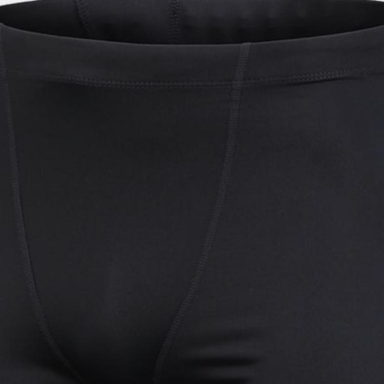 Nike Colorblock Logo Badge Bedruckte Mittelhohe Enganliegende Strick-Sporthose Herren Unterteile Schwarz AT4021-010