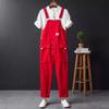 Herren Latzhose Dungarees Lässige Jumpsuits Streetwear Jogger Mehrere Taschen Mode Hosenträger Herren Cargohose Overalls 5X