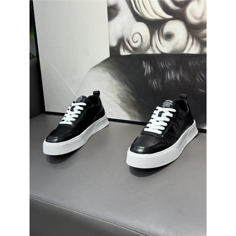 New autumn low-top soft-soled non-slip sports casual shoes leather shoes zmd