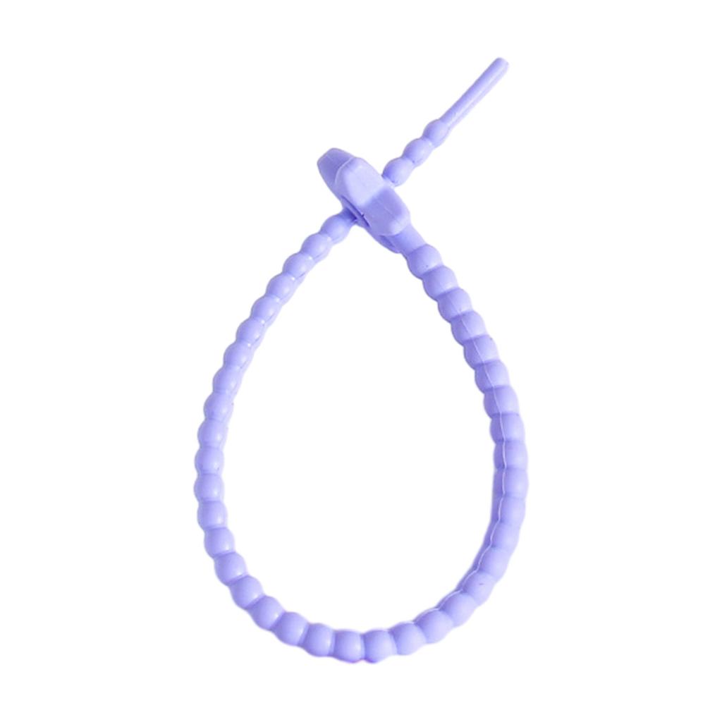 22cm Candy-Colored Stars Silicone Rope Data Line Binding Tape DIY Jewelry Key Chain Accessories Dress Tags Rope