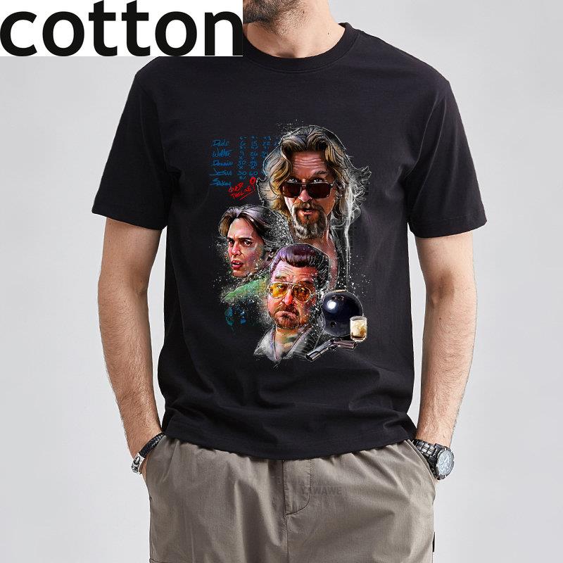 The Dude For President The Big Lebowski Retro Bowlings Jesus Tee Shirt Custom Aldult Teen Unisex Cotton T Shirt