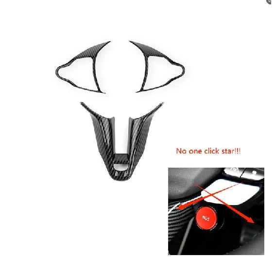 Für Hyundai Veloster JS N 2019-2023 i30 N /CN7 N 2024 2025 Auto Lenkrad Knopf Rahmen Kinn Dekoration Abdeckung Zierleiste