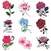 10pcs Lasting Waterproof Butterfly Tattoo Stickers Simulation Rose Sexy Chest Clavicle Sticker