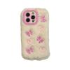 Plush Love Butterfly Mobile Phone Case for Apple 16PROMAX Lens Holder 14 Fine Holes 12 Girl Winter 11