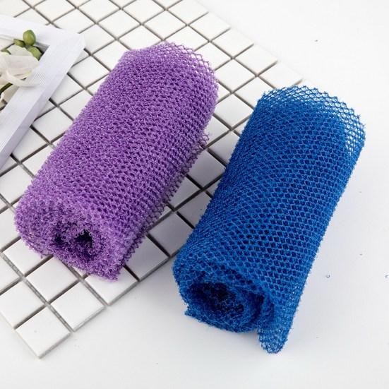 3Pcs Bath Sponge Quick Drying Exfoliating African Long Net Bath Sponge Back Scrubber Daily Use