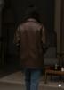 Genuine Lambskin Leather Oversized Fit Dark Brown Women's Casual Jacket Handmade