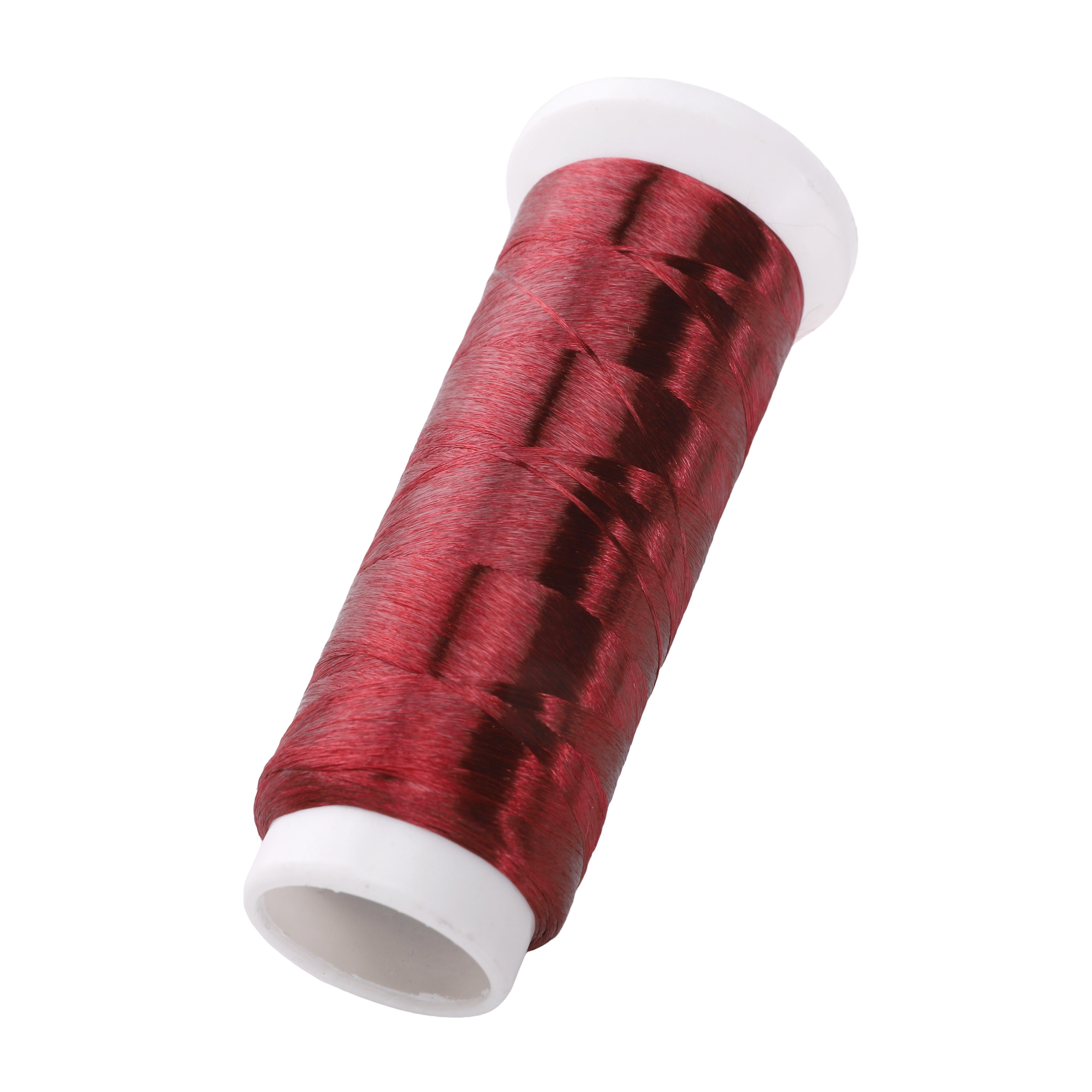 

1200 метров полиэстеровой безузловой бархатной обернутой цветочной нити для самостоятельного изготовления браслетов, ожерелий и ювелирных изделий вино красного