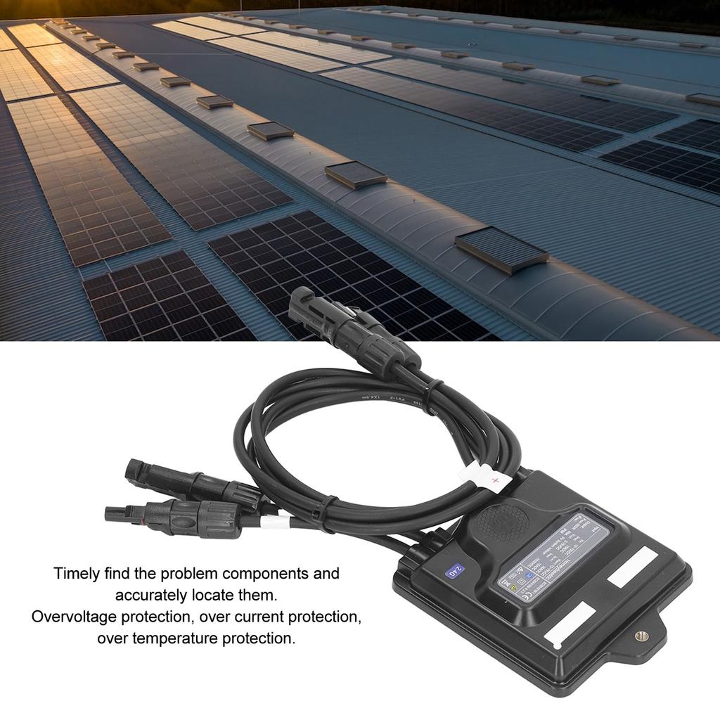 Solar-Optimierer MPPT PV Photovoltaik-Leistungsoptimierer 650W Solarpanel-Optimierer Überlastschutz Zubehör