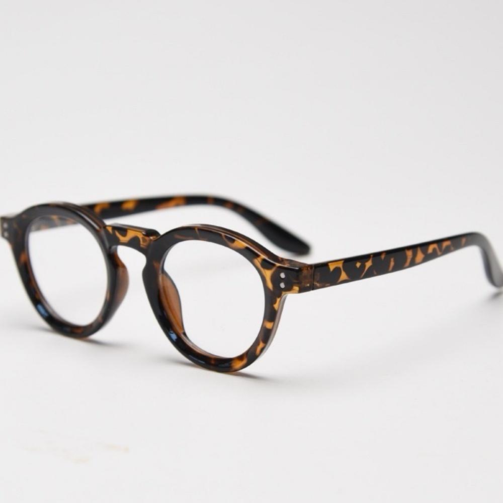 Blue light blocking glasses retro style blue grey round eyeglasses frame for women trending accessories student unisex gifts