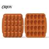 Dark Style Kitchen Gadgets Skull Cake Mold with 20 Cavity, Halloween Theme, Silicone Non-Stick Candy Gift for Bakers Mold, Realistic 3D Tray