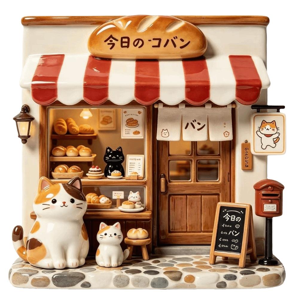 Resin 3D Embossed Refrigerator Sticker Cat Themed Home Decoration Magnets Refrigerator