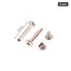 2Sets Stainless Steel Luggage Screws, Luggage Accessories Luggage Wheels Bolts