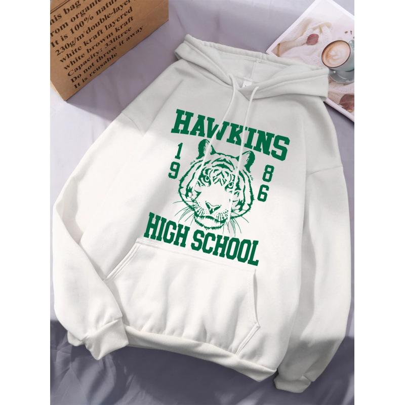 Hawk High School Prints Hoodies Womens Winter