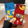Phone Cover Case for Motorola Moto G60s G22 Edge40 Edge 20 Pro 30 Lite G53 G30 G50 G51 G73 G52 G32 G71 Cute S-simpsons