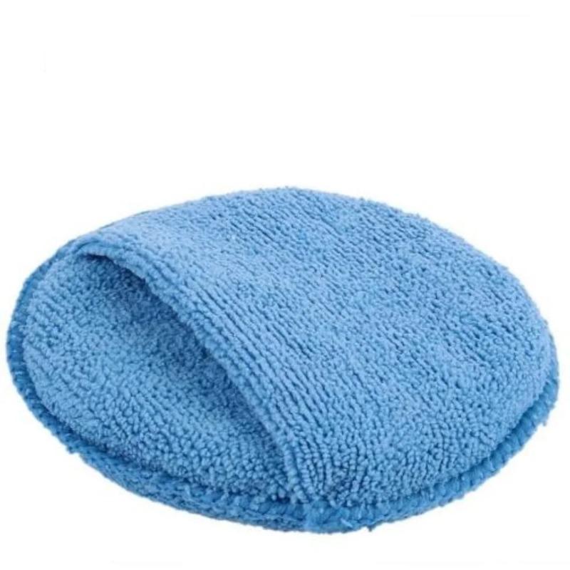 Voskové houbičky na leštění auta Pad 5palcový 125mm kulatý motocyklový aplikátor vosku z mikrovlákna Lešticí pěnové houbičky Čisticí nástroje