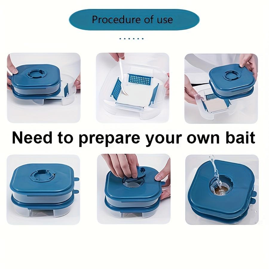 Opakovaně použitelná krabička na domácí pasti na šváby bez návnad nebo feromen, past na šváby, lapač na šváby, pasti na šváby do kuchyně a zahrady