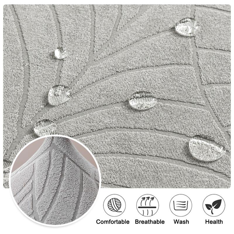 Waterproof Jacquard Chair Covers for Dining Room Banquet Chair Slipcover Lace Skirt Stretch Modern Hotel Restaurant Universal
