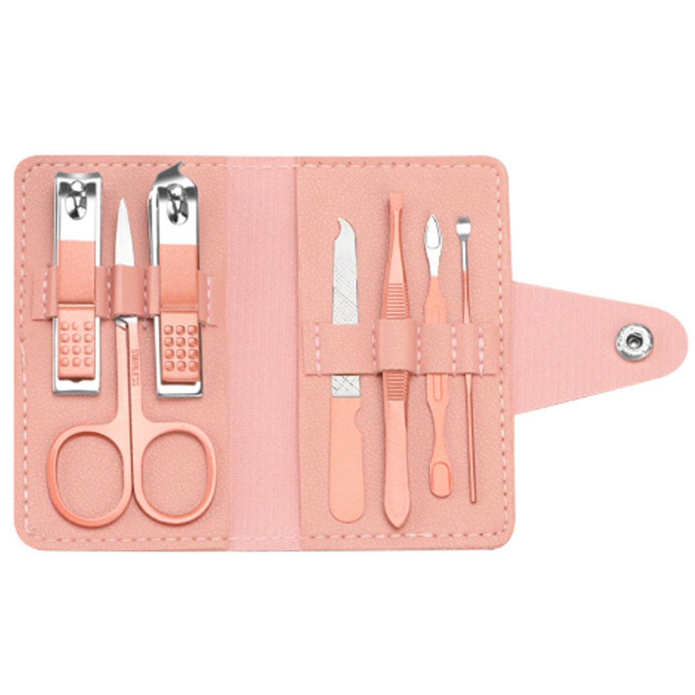 7 In 1 Manicure Set Business Gifts Handheld Sized, Nail Clippers Set Tools Professional Stainless
