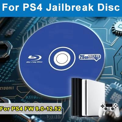 1 Click Boot BD-JB Disc For Firmware 9.0-12.52 Mod Tool JB Disk Tool for PS4