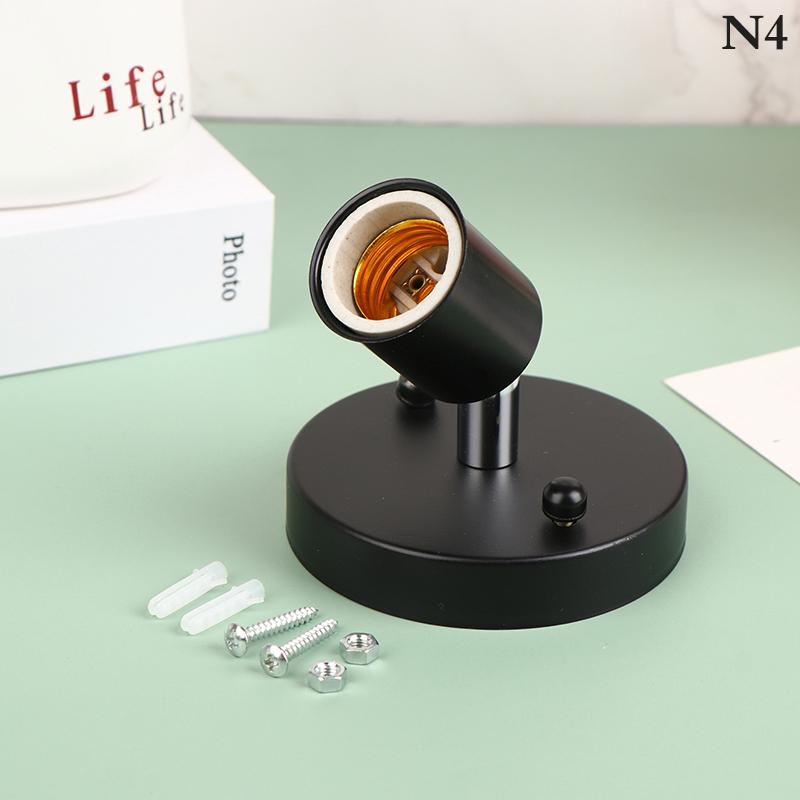 

E27 Универсальный патрон лампы с керамической головкой и поворотным патроном на 180 градусов