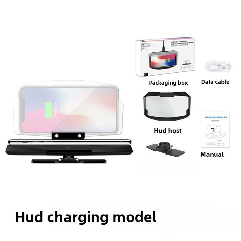 Автомобільний спідометр Бездротова зарядка HUD Проекційний дисплей Цифровий спідометр Проектор Транспортні засоби Авто Електроніка Аксесуари