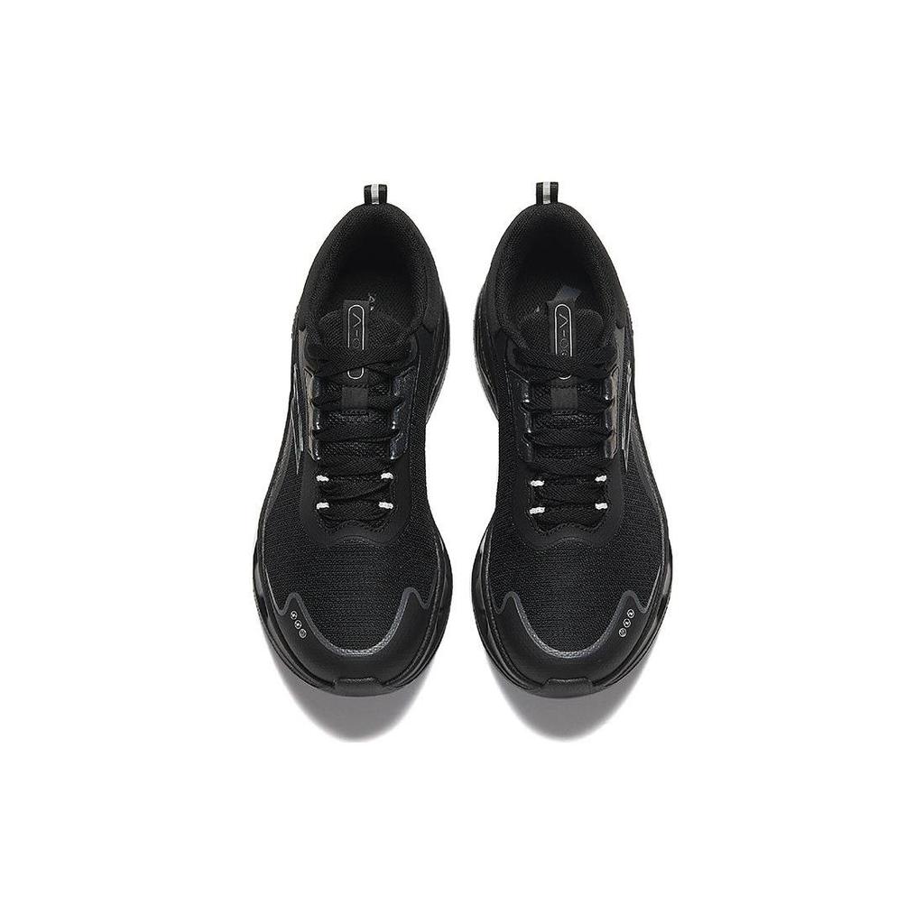 Anta Abrasion Resistant Low top Running Shoes Men's Black 912345575-2