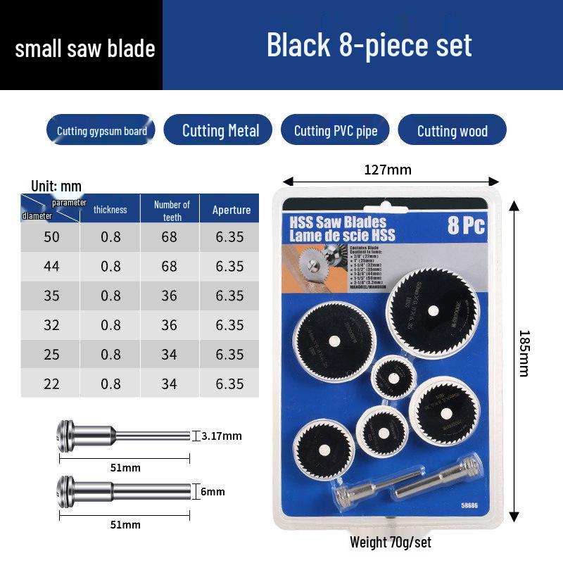 Mini HSS Electric Grinder Blade: High-Speed Steel Circular Cutting Disc for Woodworking