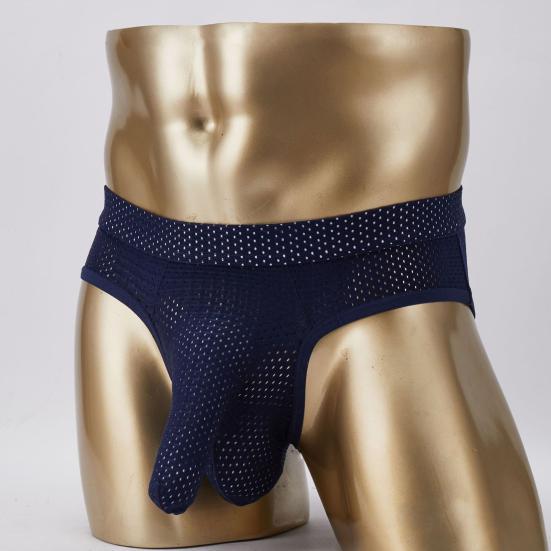 Slip mit Ausbuchtung Leichte Nylon Herren Sexy Trunk Unterwäsche für Flitterwochen