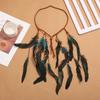 Intricate Beadwork Long Feather Headpiece Tribal Feather Hair Extensions  Music Festival Look