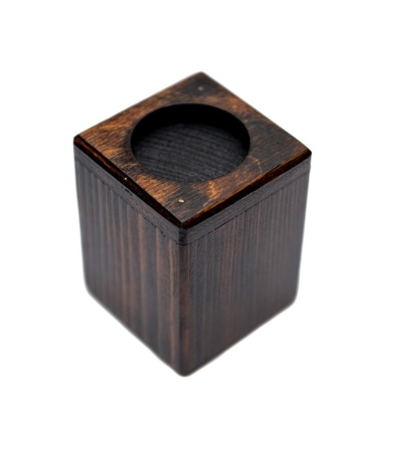 Dachshund II - wooden candle holder with a dog, a unique souvenir after losing a dog, a handicraft from the Art-Dog brand