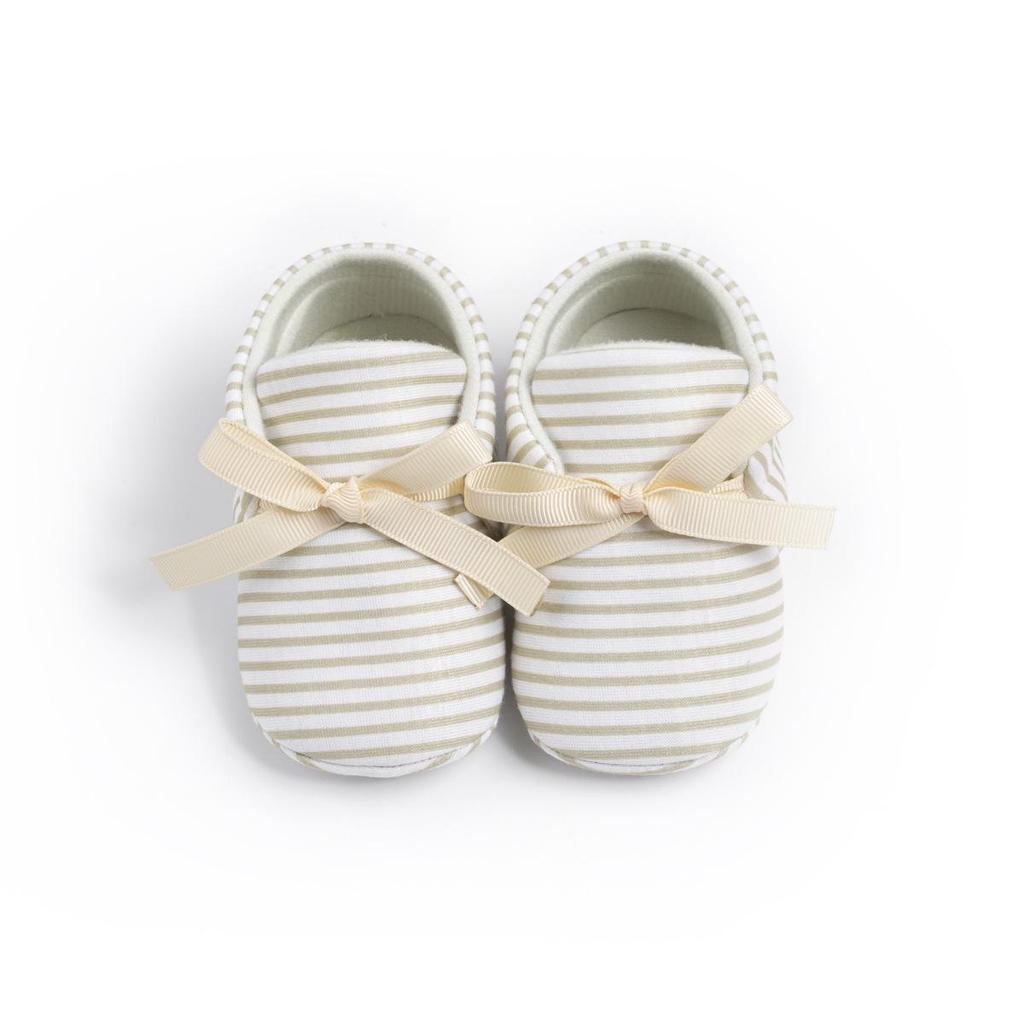 New Striped Moccasins: Non-Slip Casual Shoes for 0-1 Year Olds