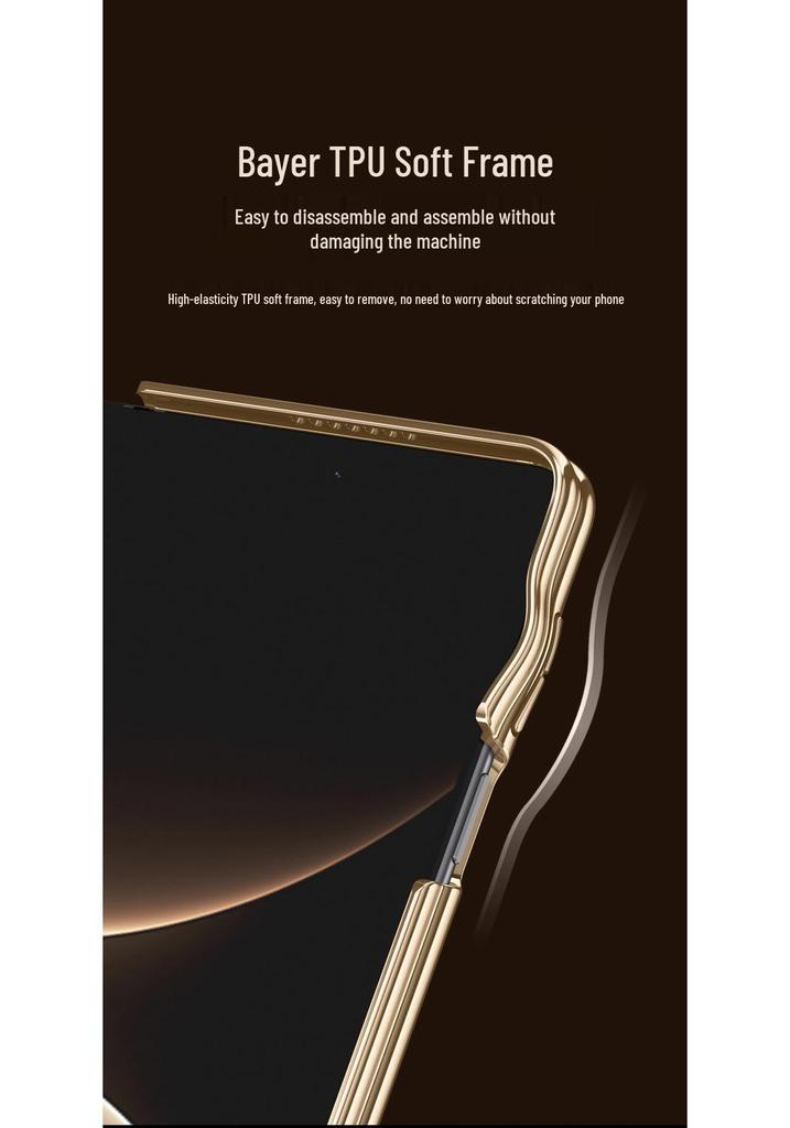 Huawei Matex7 Collector's Edition Magnetic Foldable Phone Case - Full Coverage, Anti-Drop, Double Central Axis Lens Protection