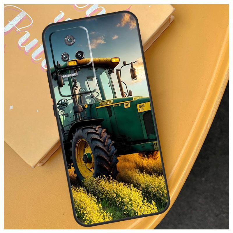 Farm Vehicle Tractor Case For POCO F5 X3 X4 X5 Pro F4 GT F3 M4 M5 M5s Cover For Xiaomi 12T Pro 11T 11 12 13 Lite