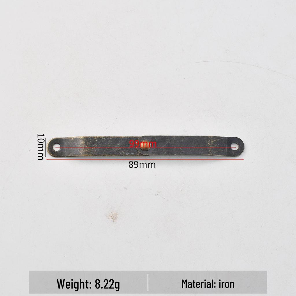 Silver Antique-Style Chinese Wooden Box Hinges