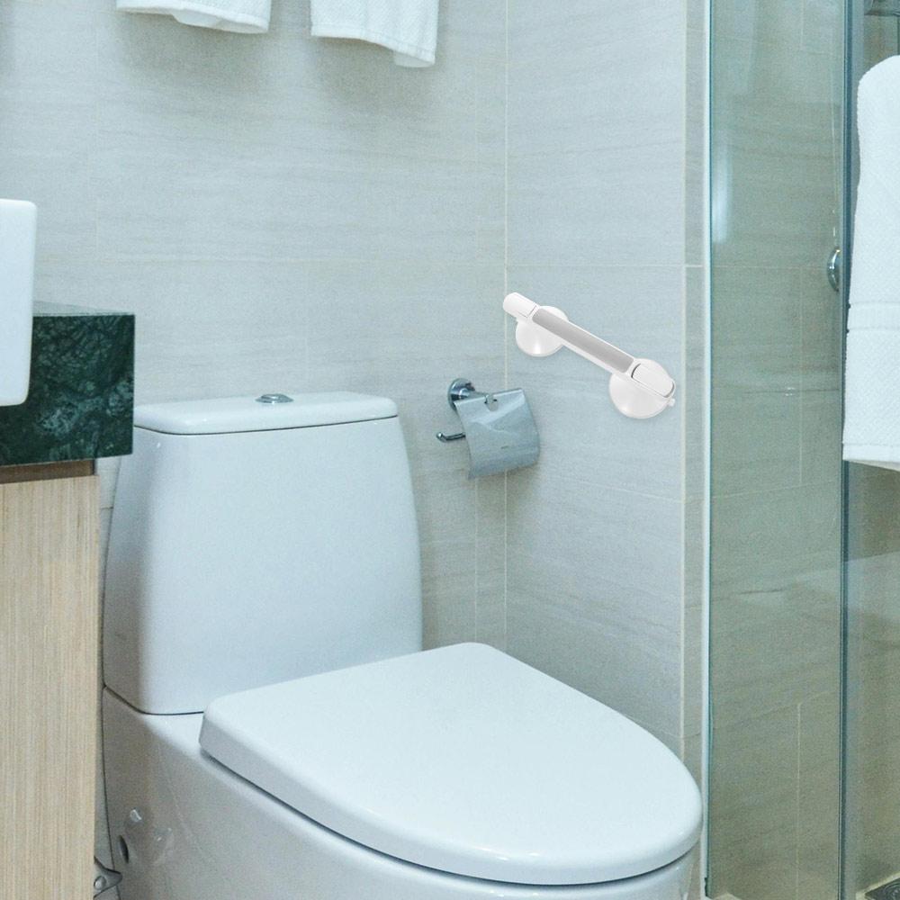 Non-slip Bathroom Grab Rails Super Large Suction Cups Barrier-free Handrail Shower Handle  Disabled