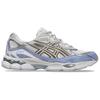 Asics GEL NYC Abrasion Resistant Low top Running Shoes Unisex White Blue 1203A953-100