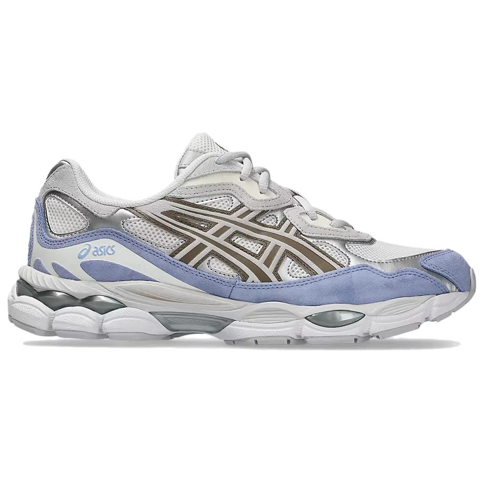 Asics GEL NYC Abrasion Resistant Low top Running Shoes Unisex White Blue 1203A953-100