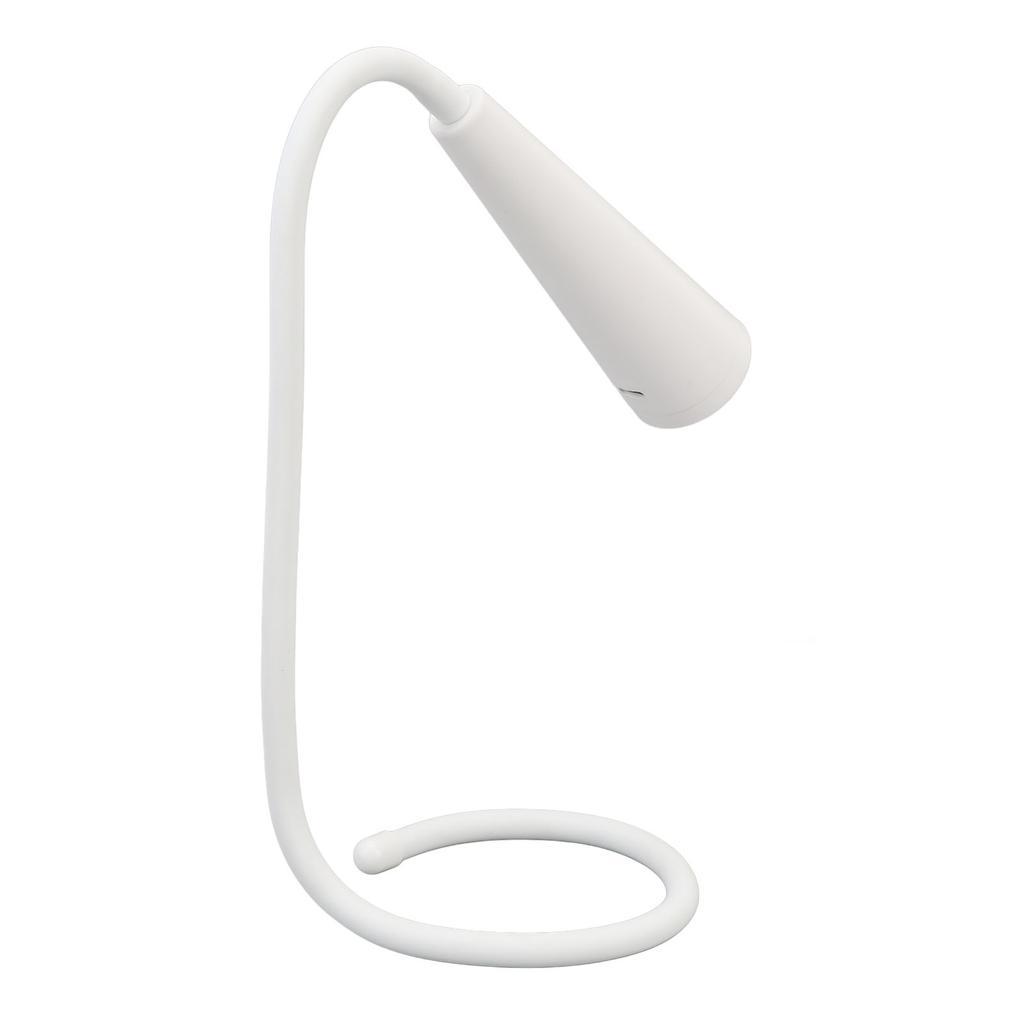LED Gooseneck Light 3 Color Modes Rechargeable Stepless Dimming 1200mAh Battery USB Reading Lamp