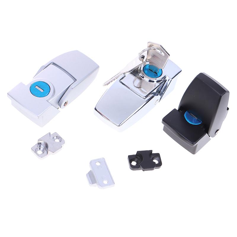 Dk604 Schnallenverschluss Edelstahl Schrankriegel Schubladensicherheit Knebelverschluss mit zwei Schlüsseln