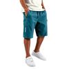 Men's Running Shorts with Reflective Strip, Zipper Pockets, Straight Fit for Athletic Performance