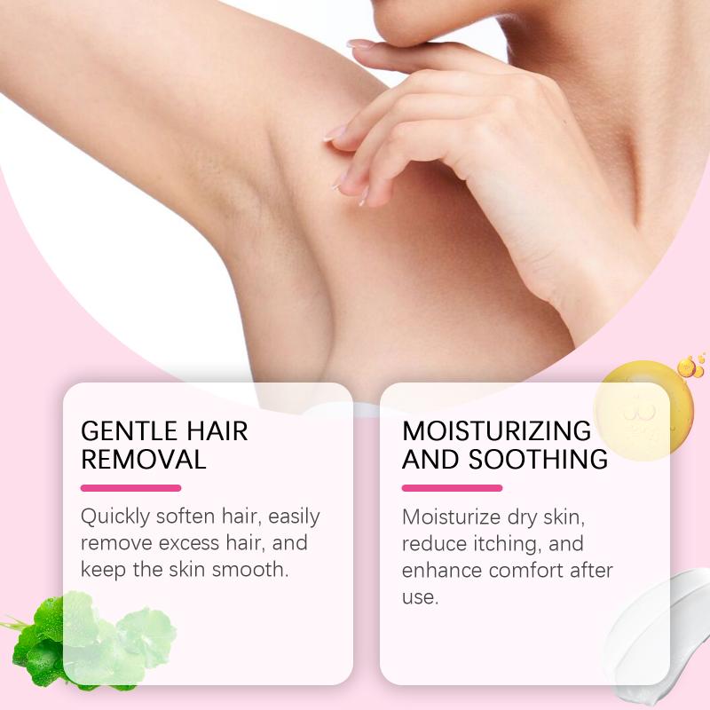 Oceaura Gentle Formula Hair Removal Cream for Women Men Delays Hair Regrowth and Reduces Skin Redness for Home Spa Care
