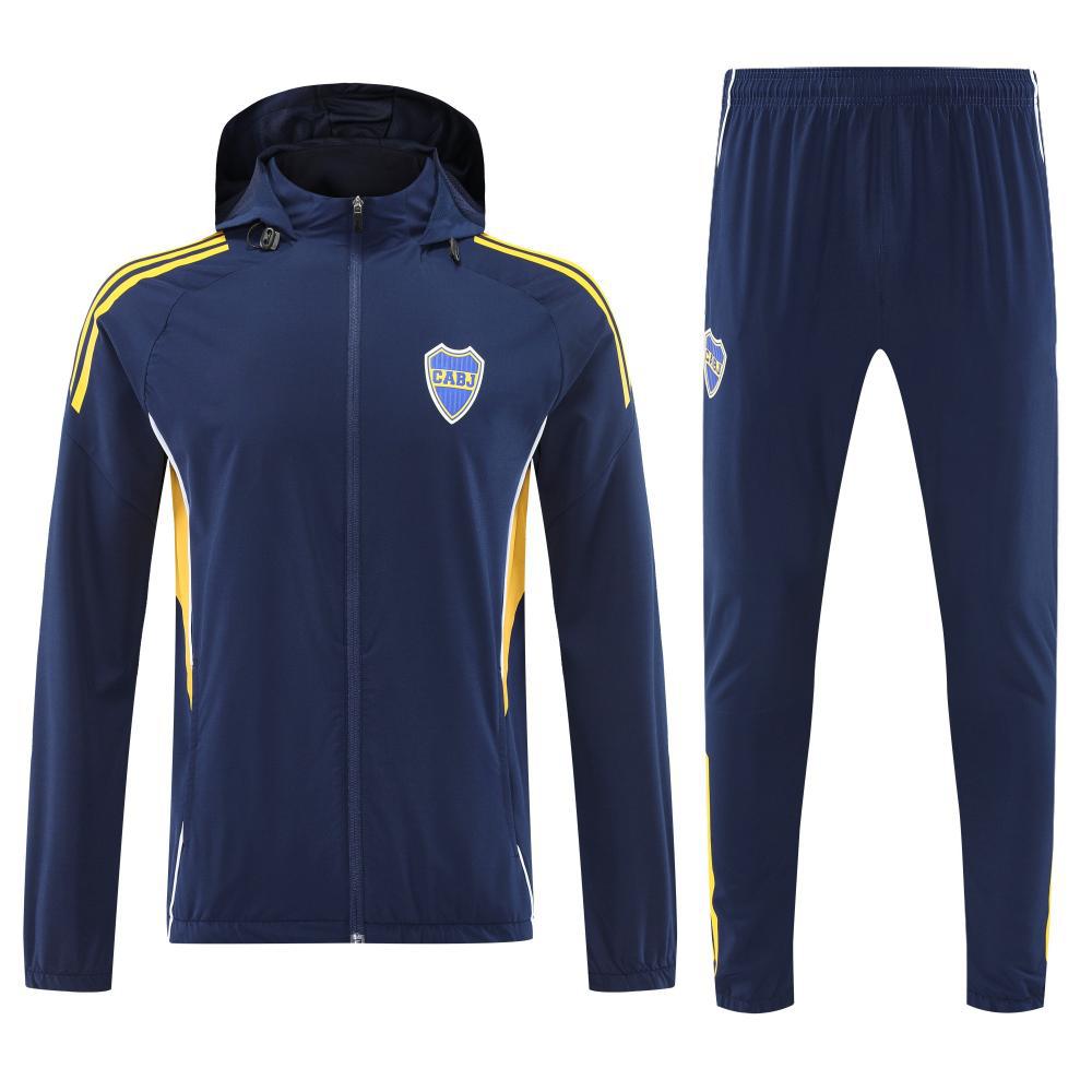 2526 Club Footwear Windbreaker Set, Manchester City, Paris, Barcelona, Arsenal, Marseille Boca, Argentinien
